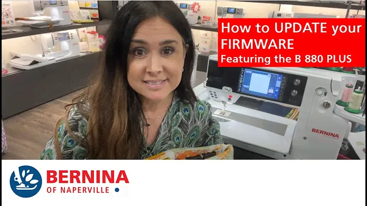 Прошивка BERNINA: Как загрузить и установить новые обновления прошивки
