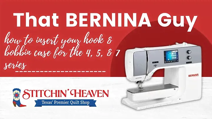 Этот парень из BERNINA | Как вставить колпачок с крючком для серий 4, 5 и 7