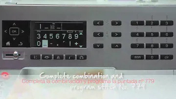Tutorial de Combinación de letras y puntadas decorativas con la BERNINA 550